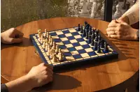 SZACHY PEREŁKA MAŁA z wkładką, kolor niebieski